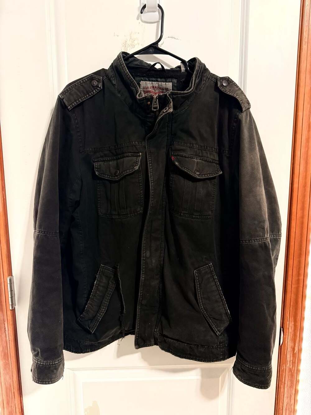 Levi Strauss & Co. Military Jacket Size L Black